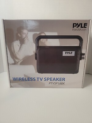 #ad Pyle Wireless Speaker for TV hearing impaired Portable Charging Dock $48.50