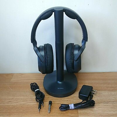 #ad Sony Wireless MDR RF995R Headphones And TMR RF995R Wireless Transmitter *Tested* $29.99