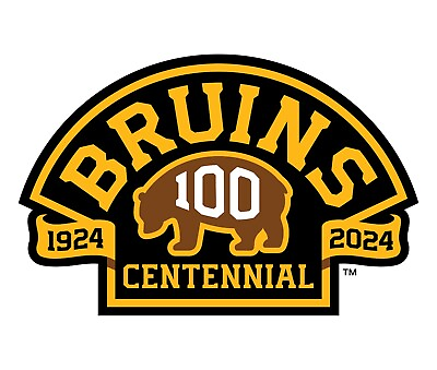 #ad Boston Bruins Centennial Logo Die Cut Laminated Vinyl Sticker Decal NHL $5.25