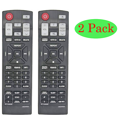 #ad 2 Pack Remote AKB74955331 FOR LG Music Home Audio System CJ98 CJS98F OJ98 $13.99