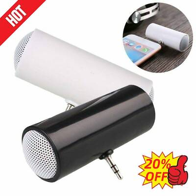 #ad Mini 3.5mm Straight Plug Stereo Speaker Music Sound For Cell Phone $3.35
