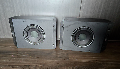 #ad Bose 201 Series IV Direct Reflecting Speakers Left Right Black w Grills $89.99