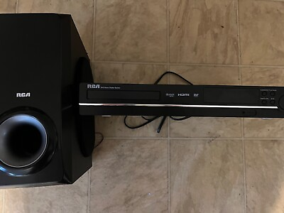 #ad RCA RTD315W DVD HOME THEATER SYSTEM WITH SUBWOOFER AM FM STEREO $29.99