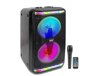 #ad Pyle 600W Portable Bluetooth PA Speaker System $49.99