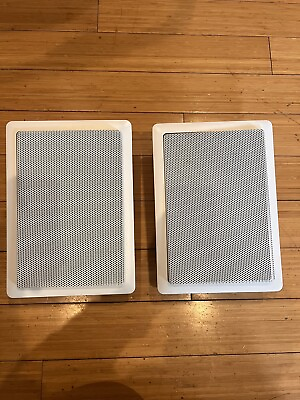 #ad In Wall Home Speakers Pair Used $56.00