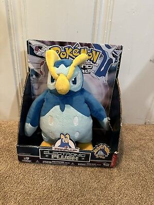 #ad Pokemon Electronic Prinplup Talking Plush Deluxe With Sound In Box $18.00