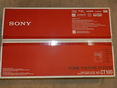 #ad Sony HT CT100 Home Theater System Sound Bar Subwoofer BRAND NEW FACTORY SEALED $347.13