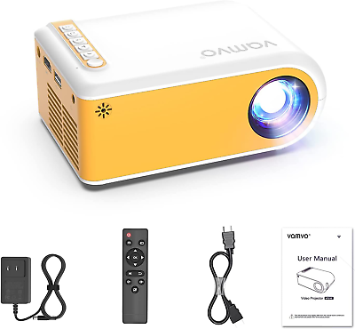 #ad Mini Portable Projector Kids Gifts for Kids Movie Projector Supported HD Basic $71.98