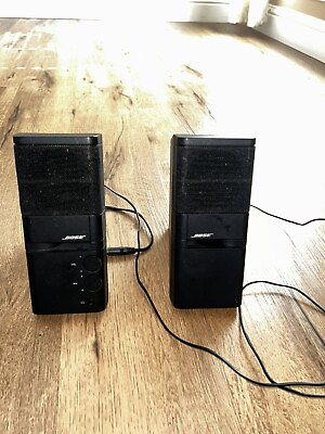#ad Bose MediaMate Computer Speakers Black No Power Supply $34.87