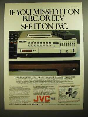 #ad 1978 JVC Home Video System A d If You Missed it on BBC or ITV $19.99