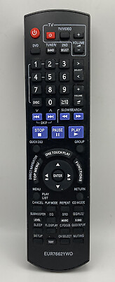 #ad Panasonic Theater System Universal Remote Control EUR7662YW0 $13.80