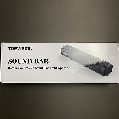 #ad Topvision Sound Bar Sound Bar for TV Soundbar with Subwoofer Wired amp; Wireless $34.99