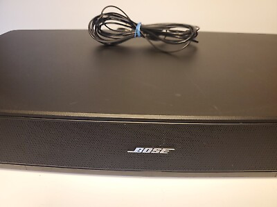 #ad #ad Bose Solo TV Sound System Model 410376 Black with Power Cord Tested *No Remote* $69.83