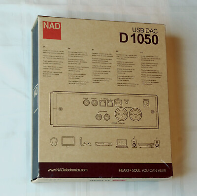 #ad NAD D 1050 USB DAC and Headphone Amplifier original box $285.00