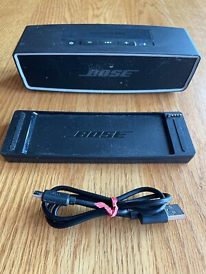 #ad Bose SoundLink Mini II Bluetooth Wireless Speaker Black w Charging Cradle $89.99