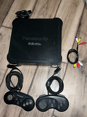 #ad 3DO REAL FZ 1 Console Panasonic With Two Controllers DISC DRIVE NEAR DEATH C $285.00