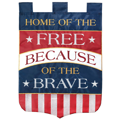 #ad Home Of The Free House Flag large $45.34