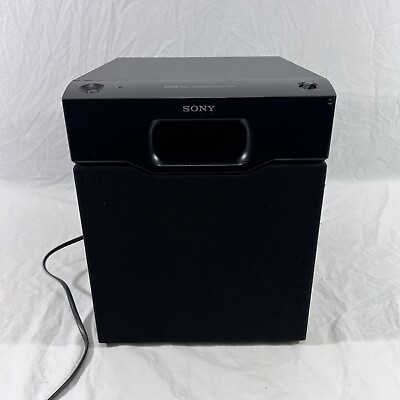 #ad Sony Black SA WMSP4 100 w High Power Active Subwoofer Tested working $99.95