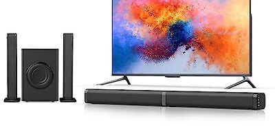 #ad 2 in 1 Separable Sound Bars for TV with Subwoofer Bluetooth 5.0 Surround Sys... $147.52