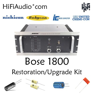 #ad Bose 1800 Amplifier Restoration Kit repair service fix recap capacitor $185.00