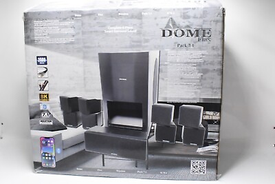 #ad DOME Flax Complete 6 Piece 7.1 Smart Surround Sound Pack 2600 Watts $179.99