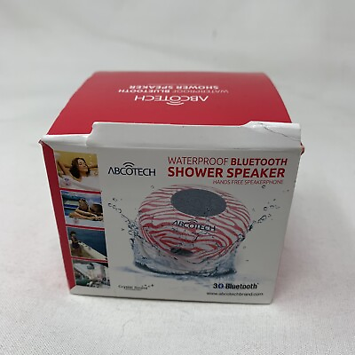 #ad Abcotech Waterproof Bluetooth Shower Speaker $13.60