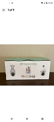 #ad Light Bulb 360 Wi Fi Panoramic Home HD Smart Security Camera Model HX AJ04 NOB $14.99