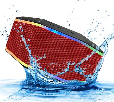 #ad Bluetooth Speaker Portable Bluetooth Speakers Waterproof Wireless Speaker with C $21.41