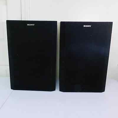 #ad Pair of Two Sony SS U131 Home Theater Speakers Black Tested Working $149.99