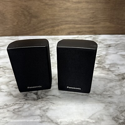 #ad Set of 2 Panasonic SB HS470 Surround Sound Speakers Tested Working 3 Ohm 125W $17.59