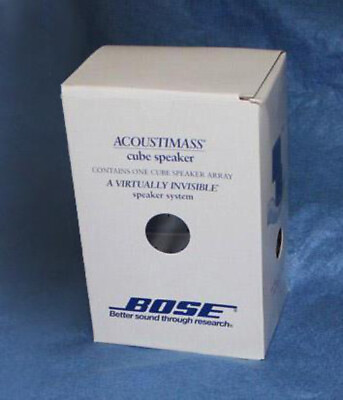 #ad Brand New Bose Double Cube Speaker Lifestyle Acoustimass 10 15 25 28 35 48 $89.00