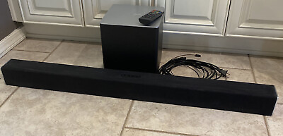 #ad VIZIO Dolby Digital Surround Sound System Black 38quot;Sound Bar 2.1 System Complete $85.00