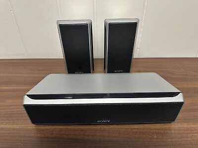 #ad Sony Speaker Set Model SS CT46 Silver $66.49