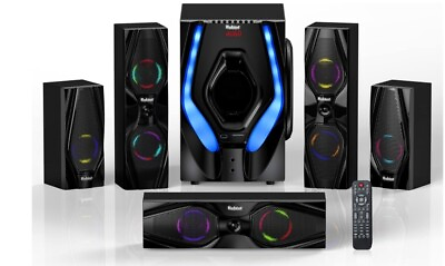 #ad Surround Sound System Speakers for TV 10quot; Sub Home Audio Bluetooth Stereo $116.99