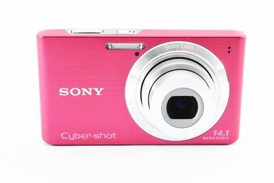 #ad Sony Digital Camera DSC W610 Cyber Shot Pink 4.0x 14.1MP Camera Battery Only $117.98
