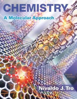 #ad Chemistry: A Molecular Approach 4th Edition Hardcover GOOD $10.50