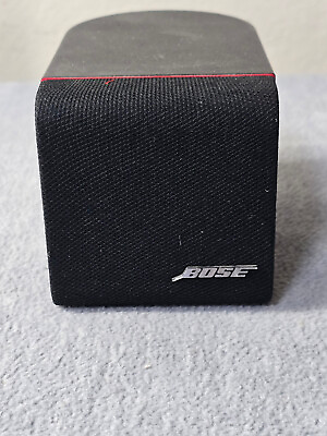 #ad 1 Bose Redline Single Cube Speaker Lifestyle Acoustimass Black【TESTED】... $19.99