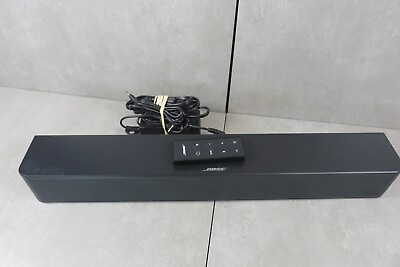 #ad BOSE Solo Soundbar II 2 Sound System Black Model 418775 Remote amp; Power Cord $59.99