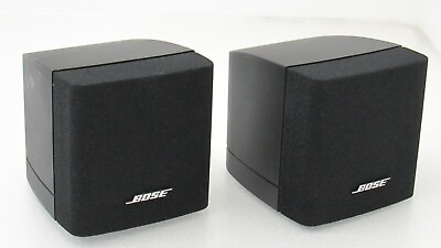 #ad 2 Bose Single Cube Speakers Acoustimass Lifestyle Satellite Surround Arrays $89.99