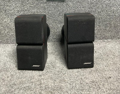 #ad Bose RedLine Double Cube Speakers Mini Cube Speakers In Black Color $79.00