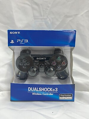 #ad Black Wireless Bluetooth Video Game Controller For Sony PS3 Playstation 3 OEM $19.98