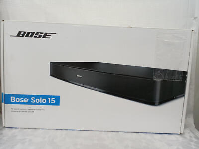 #ad Bose Solo 15 TV Sound System Black Good Condition Used w Accessories $214.23
