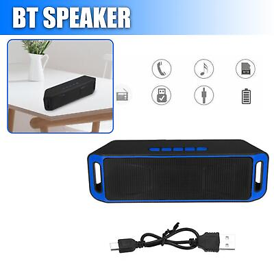 #ad LOUD Wireless Bluetooth Speaker Waterproof Outdoor Bass USB TF FM Stereo I8 HOT. $11.20