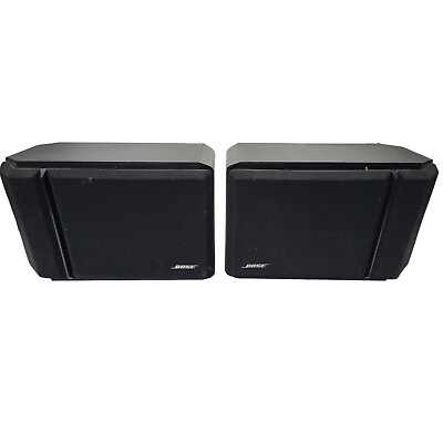#ad Bose 201 Series IV Direct Reflecting Bookshelf Black Stereo Speakers $71.95
