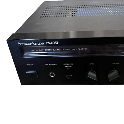 #ad Harman Kardon hk495i Digital Synthesized Quartz Locked AM FM Stereo Receiver $59.99