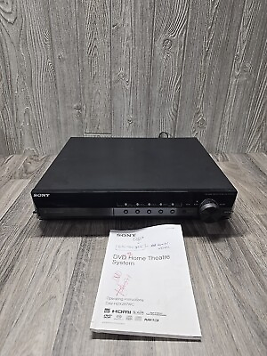 #ad Sony DAV HDX287WC Home Theater System Receiver 5 Disc Changer DVD Player No Remo $39.99