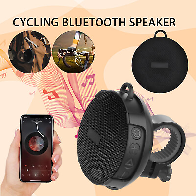 #ad Portable Wireless Bluetooth Speaker Waterproof For Motorcycle Bike Loud Speaker $22.21