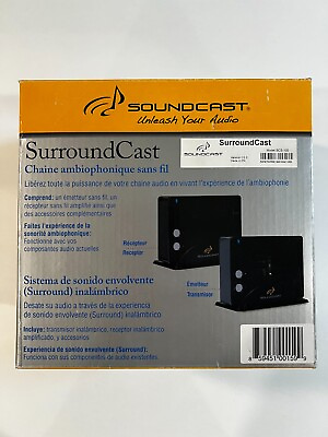 #ad Soundcast SurroundCast Wireless Surround Sound System SCS 100 $79.95