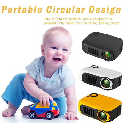 #ad Projector For Kids A2000 Mini Projector 1080P Portable Smartphone Connected US $53.69
