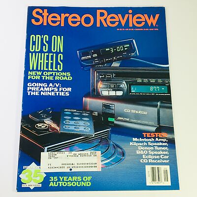 #ad Stereo Review Magazine May 1993 McIntosh Amp amp; Klipsch Speaker Tested $19.95